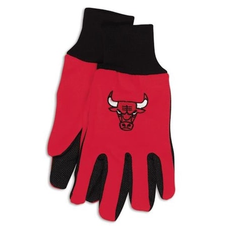 Mcarthur Towels & Sports Chicago Bulls Two Tone Gloves - Adult 9960696296